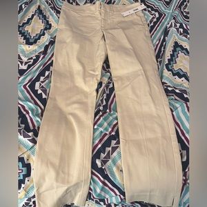 DKNY cotton pants. Cream. US size 4. Never worn with tags.